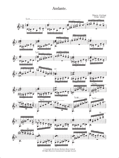 Andante von Mauro Giuliani (Download) 