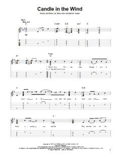 Candle In The Wind von Elton John (Download) 