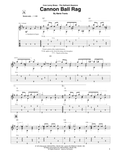 Cannon Ball Rag von Merle Travis (Download) 