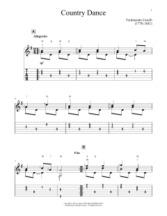 Country Dance von Ferdinando Carulli (Download) 