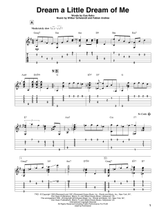 Dream A Little Dream Of Me von Gus Kahn (Download) 