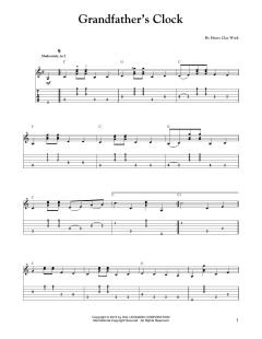 Grandfather's Clock von Henry Clay Work (Download) 