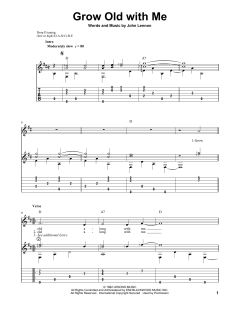 Grow Old With Me von John Lennon (Download) 