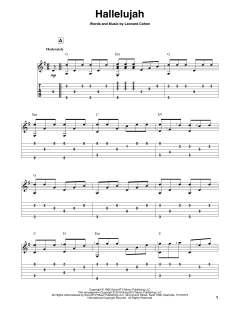 Hallelujah von Leonard Cohen (Download) 