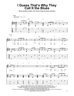 I Guess That's Why They Call It The Blues von Elton John (Download) 