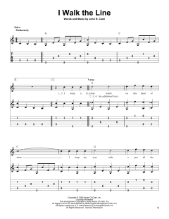 I Walk The Line von Johnny Cash (Download) 