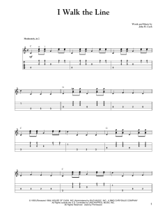 I Walk The Line von Johnny Cash (Download) 