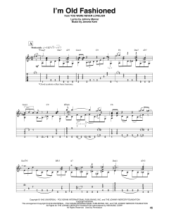 I'm Old Fashioned von Johnny Mercer (Download) 
