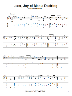 Jesu, Joy Of Man's Desiring von Johann Sebastian Bach (Download) 
