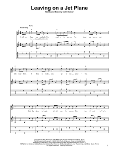 Leaving On A Jet Plane von John Denver (Download) 