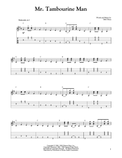 Mr. Tambourine Man von Bob Dylan (Download) 