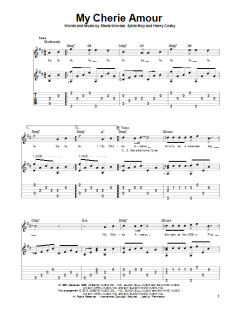 My Cherie Amour von Stevie Wonder (Download) 