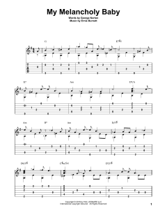 My Melancholy Baby von Ernie Burnett (Download) 
