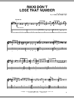 Rikki Don't Lose That Number von Steely Dan (Download) 