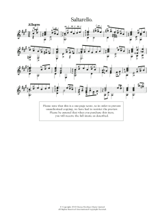 Saltarello von Anonymous (Download) 