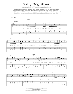 Salty Dog Blues von Zeke Morris (Download) 