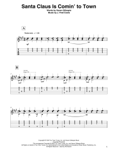 Santa Claus Is Comin' To Town von Fred Coots (Download) 