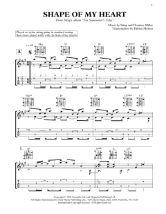 Shape Of My Heart von Dominic Miller (Download) 
