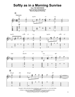 Softly As In A Morning Sunrise von Sigmund Romberg (Download) 