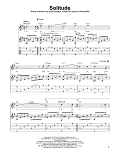 Solitude von Duke Ellington (Download) 