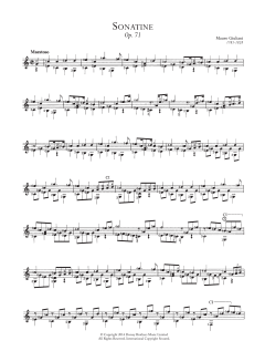Sonatine von Mauro Giuliani (Download) 