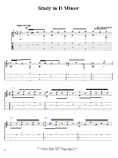 Study In D Minor von Matteo Carcassi (Download) 