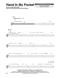 Hand In My Pocket von Alanis Morissette (Download) 