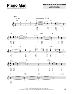 Piano Man von Billy Joel (Download) 