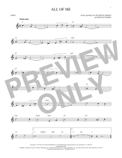 All Of Me von Gerald Marks (Download) 