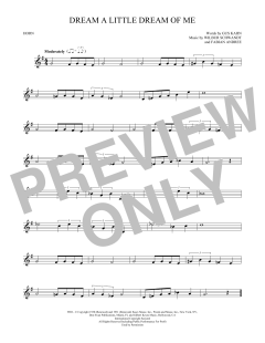 Dream A Little Dream Of Me von Gus Kahn (Download) 