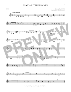 I Say A Little Prayer von Hal David (Download) 