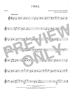 I Will von The Beatles (Download) 