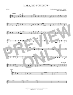 Mary, Did You Know? von Mark Lowry (Download) 