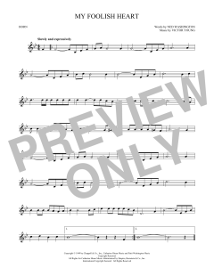 My Foolish Heart von Victor Young (Download) 