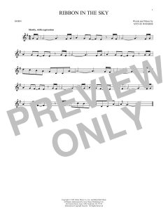 Ribbon In The Sky von Stevie Wonder (Download) 