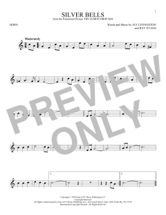 Silver Bells von Ray Evans (Download) 