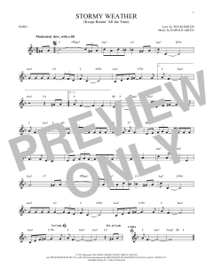 Stormy Weather von Ted Koehler (Download) 