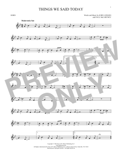 Things We Said Today von The Beatles (Download) 