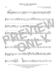 This Is The Moment von Frank Wildhorn (Download) 
