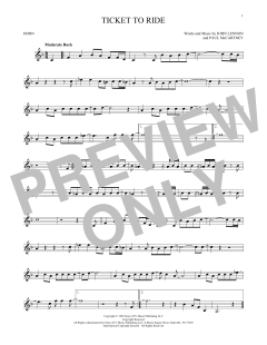 Ticket To Ride von The Beatles (Download) 