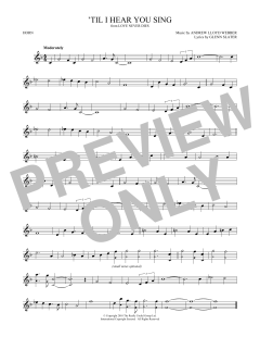 'Til I Hear You Sing von Glenn Slater (Download) 