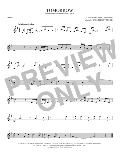 Tomorrow von Martin Charnin (Download) 