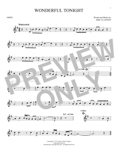 Wonderful Tonight von David Kersh (Download) 