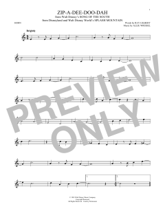 Zip-A-Dee-Doo-Dah von Ray Gilbert (Download) 