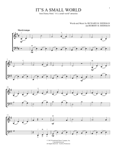 It's A Small World von Robert Bernard Sherman (Download) 