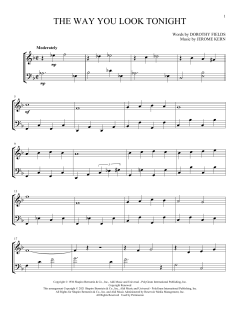 The Way You Look Tonight von Jerome Kern (Download) 