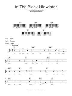 In The Bleak Midwinter von Gustav Holst (Download) 