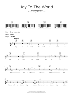 Joy To The World von Georg Friedrich Händel (Download) 