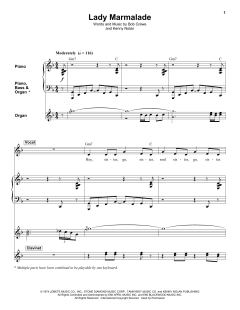 Lady Marmalade von Kenny Nolan (Download) 