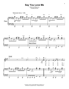 Say You Love Me von Fleetwood Mac (Download) 